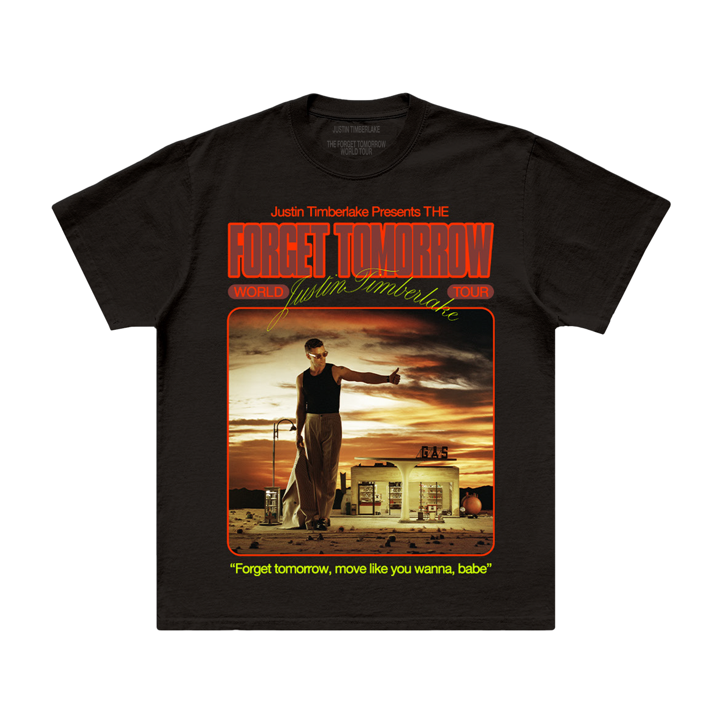 Photo Tour Black Tee – Justin Timberlake Photo Tour Black Tee – Justin Timberlake