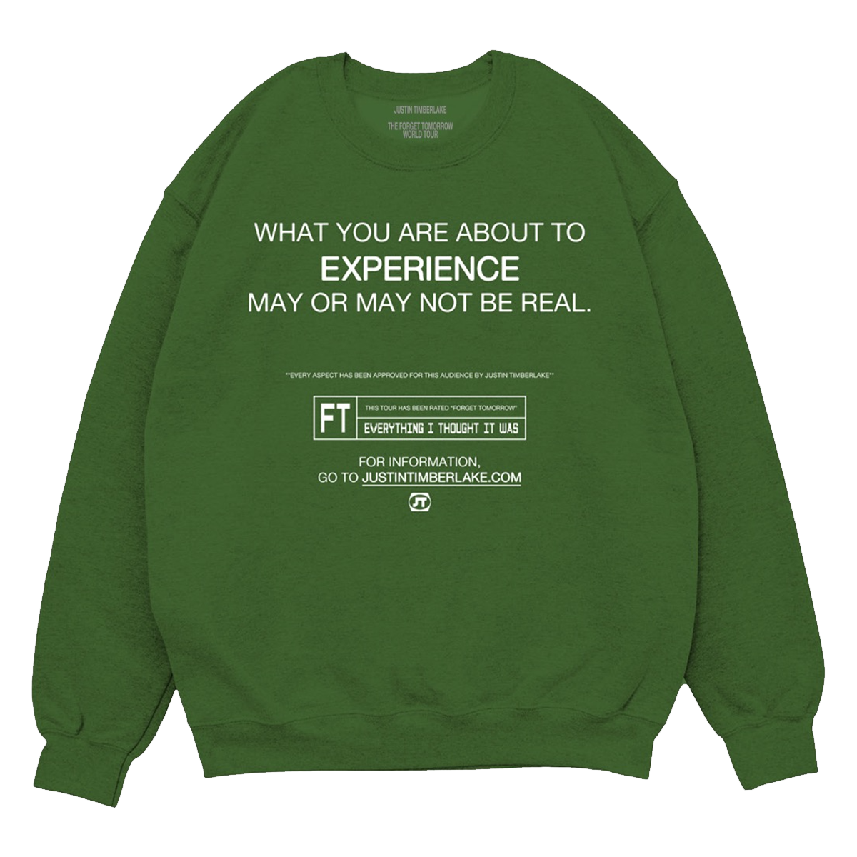What Are You About Alpine Green Crewneck Sweatshirt